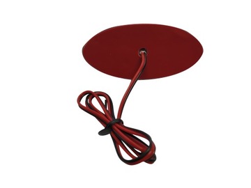 Lampka LED czerwona obrysowa 12V 24V oświetlenie