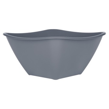 MISECZKA MISKA SALATERKA KUCHENNA PLASTIKOWA DO ŻYWNOŚCI 3,6L 26cm C SZARA