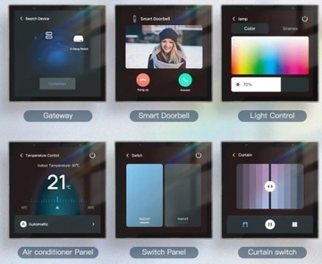 НАСТЕННАЯ ИНТЕЛЛЕКТУАЛЬНАЯ ПАНЕЛЬ УПРАВЛЕНИЯ ZIGBEE WIFI TUYA ALEXA