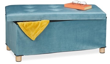 Комод Relaxdays 76 x 38 x 34 см 0л оттенки синего