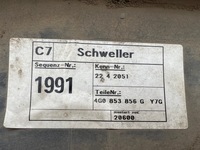 фото thumb №8, Audi a6 c7 ly7g планка накладка пороговая правая порог правые 4g0853856g