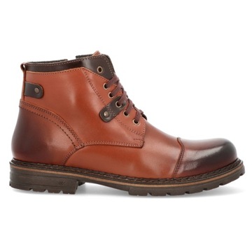 BUTY ZIMOWE PÓŁBUTY MĘSKIE SKÓRA OCIEPLANE TRZEWIKI GEPARD 210 BRL R 44