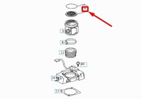 Набір частини фільтра повітря датчика маси повітря mb sl r129 Зі Шроту, фото thumb