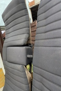 фото thumb №7, Mercedes-benz w123 заднее сиденье задняя 3-seria czarna