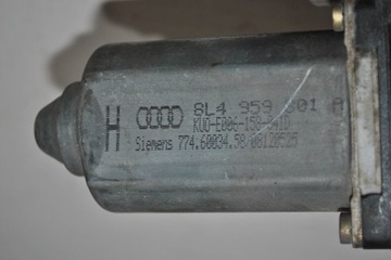 фото thumb №7, Моторчик подъёма стёкла левый зад audi a3 8l 12 pin 8l4959801a
