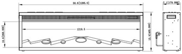 ЭЛЕКТРОКАМИННАЯ ВСТАВКА AFLAMO LED 130
