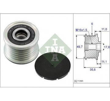 фото thumb №2, Ina колесо пасове генератора mercedes c w203 w204