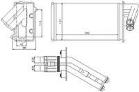 фото thumb №2, Отопитель 260x156x40 renault espace iv laguna