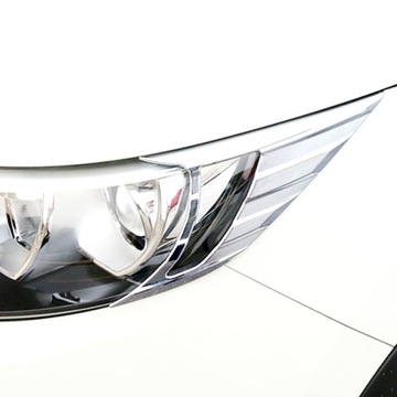ХРОМИРОВАННЫЕ НАКЛАДКИ ЛАМП NISSAN QASHQAI J11