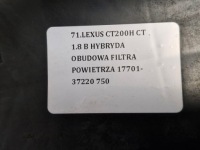 фото thumb №13, Lexus ct200h ct 1.8 b гибрид корпус фильтра воздуха 17701-37220