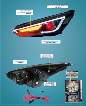 фото thumb №9, Лампа лампы комплект передние led vland demon eye европа ford focus 2015-18