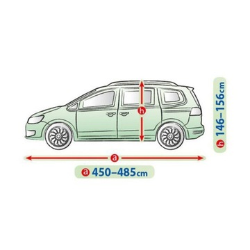 Pokrowiec XL mini Van 450-485 cm. FORD S-Max/C-Max Grand/Galaxy,VW Sharan