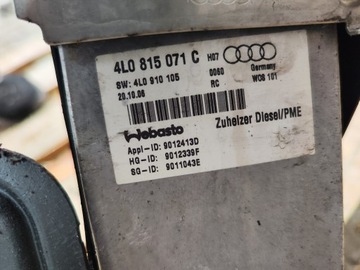 фото thumb №4, Вебасто отопление стояночный audi q7 4l 4l0815071c