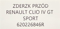 фото thumb №9, Новий оригінальний бампер перед renault clio iv 4 gt sport - 620226846r