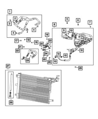 фото thumb №1, Шланг кондиціонера gladiator 3.0 crd wrangler