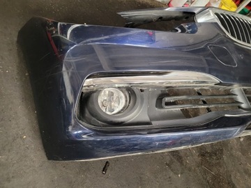 фото thumb №9, Bmw f30 f31 бампер переднее люкс рестайлинг a89 imperialblau wstawki хром