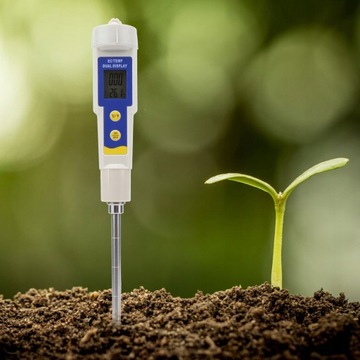 Портативный цифровой тестер почвы 2 в 1 EC Meter i