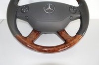 фото thumb №7, Mercedes w221 руль w216 дерево деревянная 2214800303
