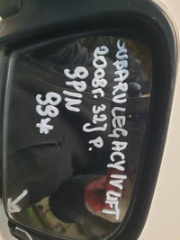 фото thumb №7, Дзеркало праве 9 pin subaru legacy iv lift 2008 rok код лакофарбового покриття 32j