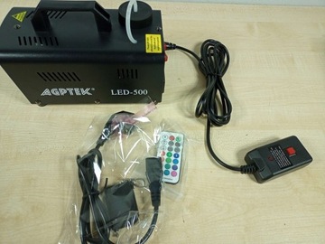 Автоматический дымогенератор AGPTEK 500Вт 3x светодиода