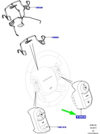 фото thumb №7, Перемикач керма з обігрів land rover range rover 2013 2014