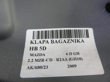 фото thumb №9, Кришка багажника mazda 6 ii gh