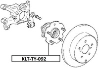 фото thumb №2, Підшипник ступиця lexus nx 200t 300h зад l/p