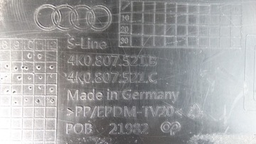 фото thumb №14, Audi a6 c8 s-line 2018- sedan avant дифузор накладка бампер зад 4k0807521b