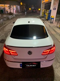 фото thumb №5, Спойлер накладка vw passat cc 2008-2016 чорний блиск