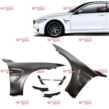 фото thumb №10, Крылья bmw 4 f32 f33 f36 перед чёрный