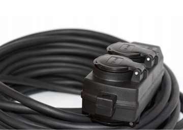 H05RR-F резиновый удлинитель 3x1,5 1м, разветвитель