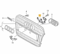 фото thumb №7, Кронштейн передней камеры audi a6, a6 s-line 2011-14