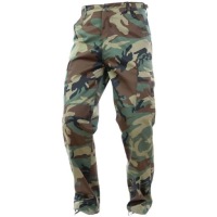 МУЖСКИЕ БОЕВЫЕ БРЮКИ MILITARY RUGGED M65 BDU T/C MIL-TEC WOODLAND M