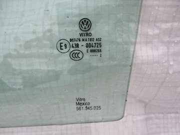 фото thumb №2, Стекло дверь боковая левый зад vw passat b7 usa