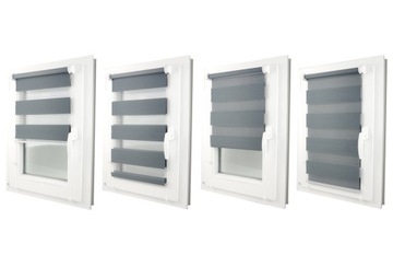 Rolety Dzień Noc NA WYMIAR z napinaczem 114X150