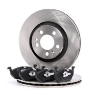 Купити Гальмівні диски i гальмівні колодки гальмівні ridex перед do vw golf iv хетчбек 1j1 280mm, фото thumb