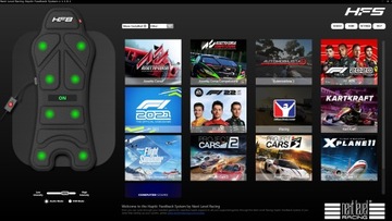 Игровой коврик следующего уровня Racing HF8 с тактильной обратной связью