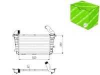 Купити Valeo інтеркулер радіатор повітря valeo 818615 opel zafira, фото thumb