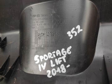 фото thumb №9, Kia sportage iv рестайлінг спойлер дифузор бампера заднього зад 2018-