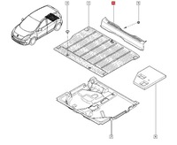 фото thumb №9, Захист поперечина заднього задня renault scenic iii 849210002r