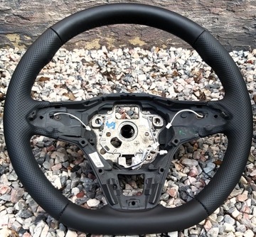 фото thumb №5, Руль vw golf viii arteon новая кожа лепестки