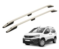 Купити Fiat doblo peugeot rifter l1 2022 рейлінги дахові багажник mocne чорні, фото thumb