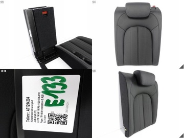 фото thumb №8, Audi a6 4g0 c7 рестайлінг 14-18 комплект сидінь чорна шкіра вентильовані перед зад