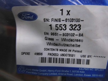 фото thumb №3, Скло лобове з підігрівом ford ka mk2 2008-2016