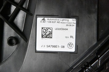 фото thumb №7, Лампа левая led bmw 5 g60 g61 i5 g60 чёрный тень czarnaw