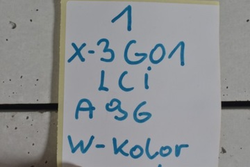 фото thumb №11, Бампер перед bmw x3 g01 lci рестайлинг a96 цвет минерально-белый