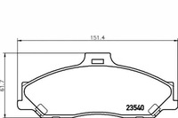 фото thumb №2, Гальмівні колодки гальмівні ford перед ranger 99- mazda b-ser