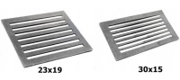 ЧУГУННАЯ ПЛИТЧАТАЯ РЕШЕТКА ДЛЯ КАМИНА И ПЕЧИ 30x15, ПРОЧНАЯ