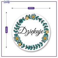 Декоративные наклейки THANK YOU DANKE 10 шт.