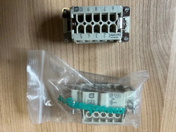 Контактная вставка Han E, штекер 10B HARTING
